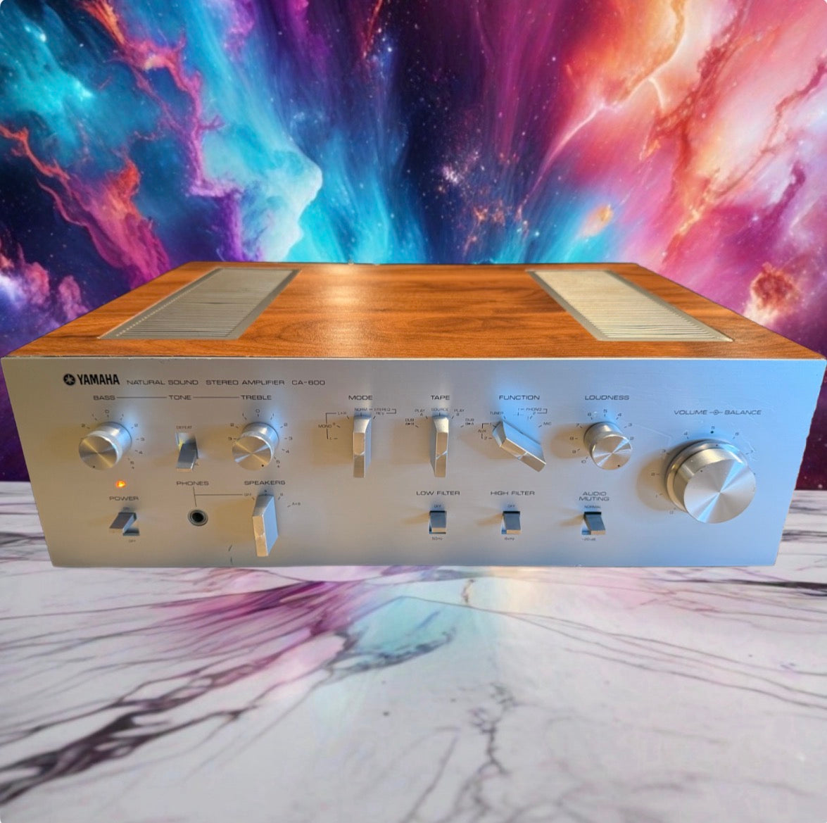Yamaha CA-600 Vintage Integrated Stereo Amplifier REFINISHED Full Fresh Service!