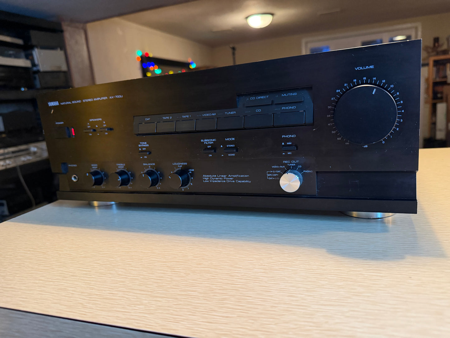 Yamaha AX-700U Integrated Natural Sound Amplifier 110WPC Stereo FRESH SERVICE🔥