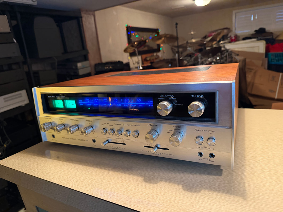 Vintage Nikko STA-9090 Stereo AM/FM Receiver Near Mint Full Fresh Service Rare🔥