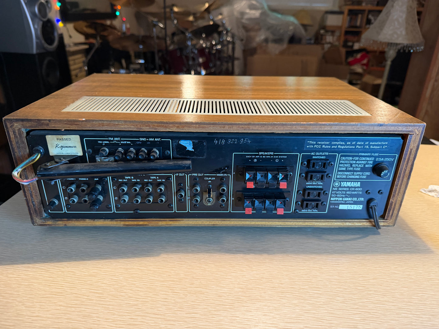 Vintage Yamaha CR-600 Natural Sound Stereo Receiver  Serviced & Cleaned Beauty🎶