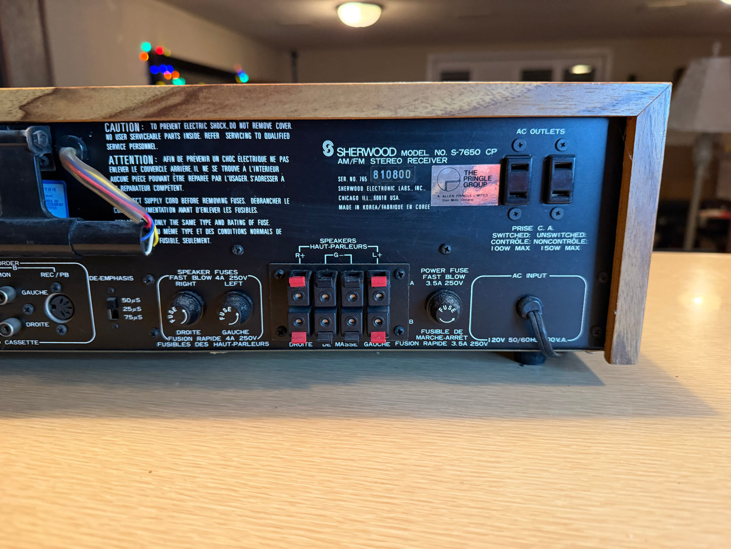 Vintage Sherwood S-7650 CP Stereo Receiver Amplifier  Fresh Servicing V RARE🔥🎶