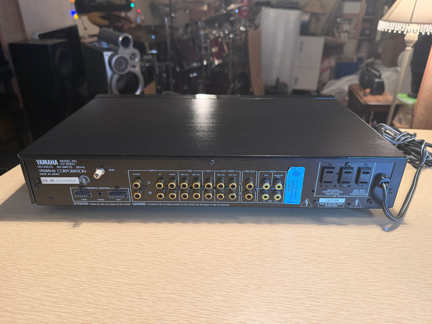 Yamaha CX-600 U Stereo Pre-Amplifier Natural Sound Full Fresh Service High End!
