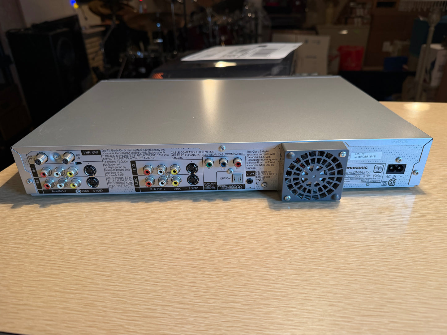 Panasonic DMR-EH50 HDD DVD Player and Recorder 100GB With Remote/Cables Tested🔥