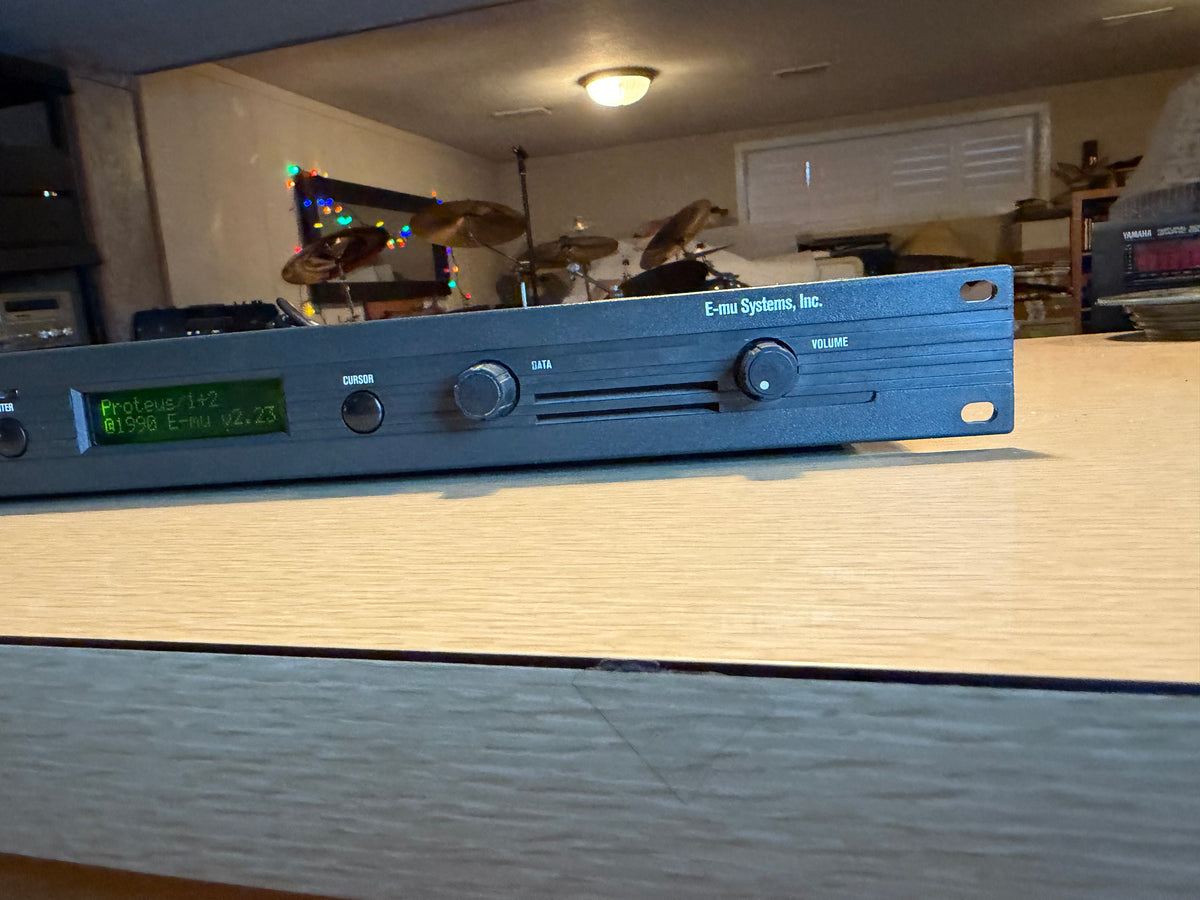 E-MU Proteus 1 Rock/Pop Model 9010 Keyboard module Rack Fully Operational 🎶