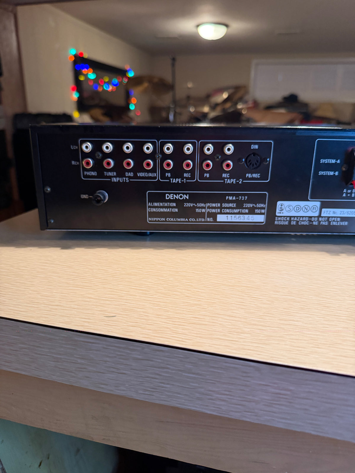 Near Mint Denon PMA-737 Pre-Main Amplifier Phono MM/MC Fresh Service OEM Box🎶🔥