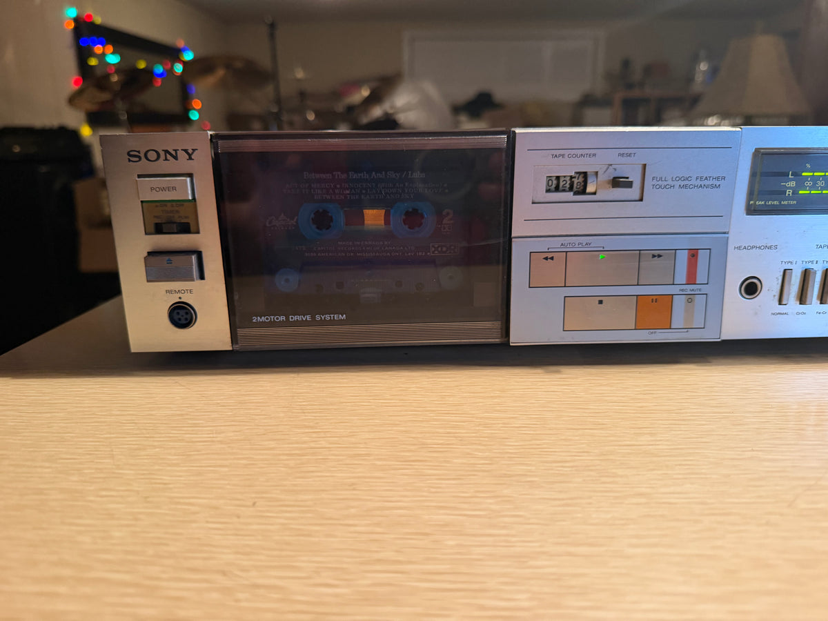 Vintage Sony Stereo Cassette Deck Player TC-FX4 High Fidelity Serviced Beauty🎶