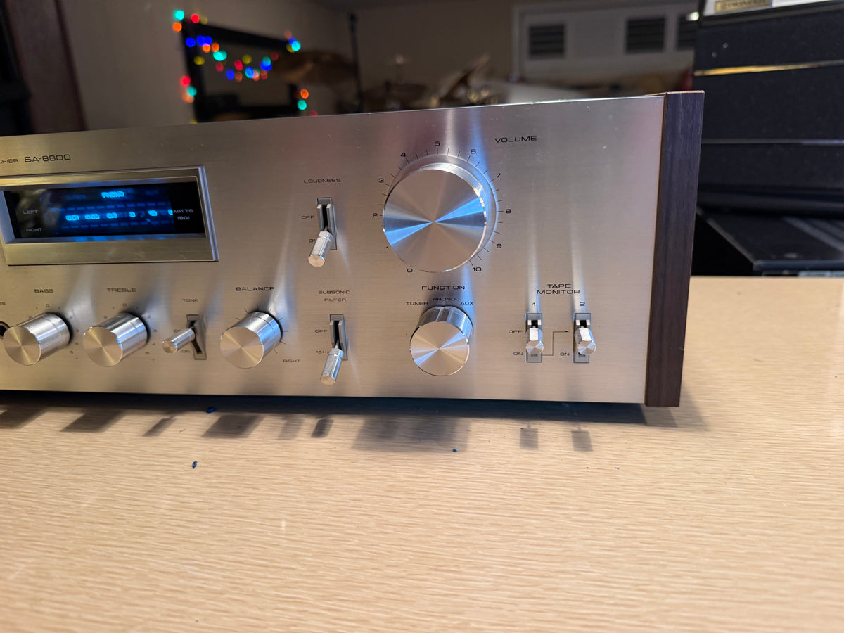 Pioneer SA-6800 Stereo Amplifier Vintage Beauty Japan Fresh Service Rare 🎶🔥