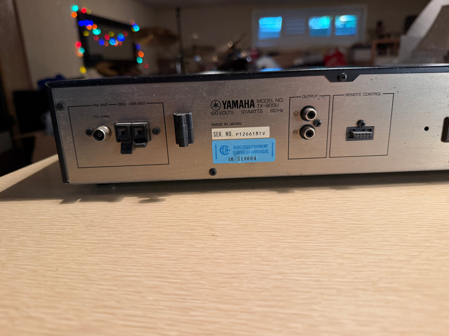 Yamaha TX-900U High Model AM/FM Stereo Tuner Tested Great Working