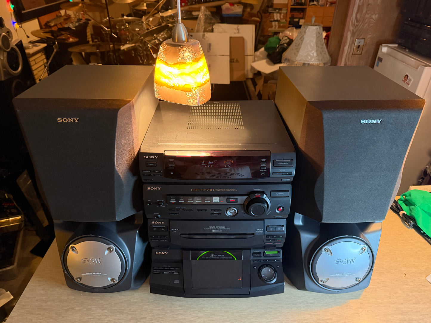 Vintage Sony LBT-D590 Model HCD-D590 Stereo System Tested Fully Functional 🔥