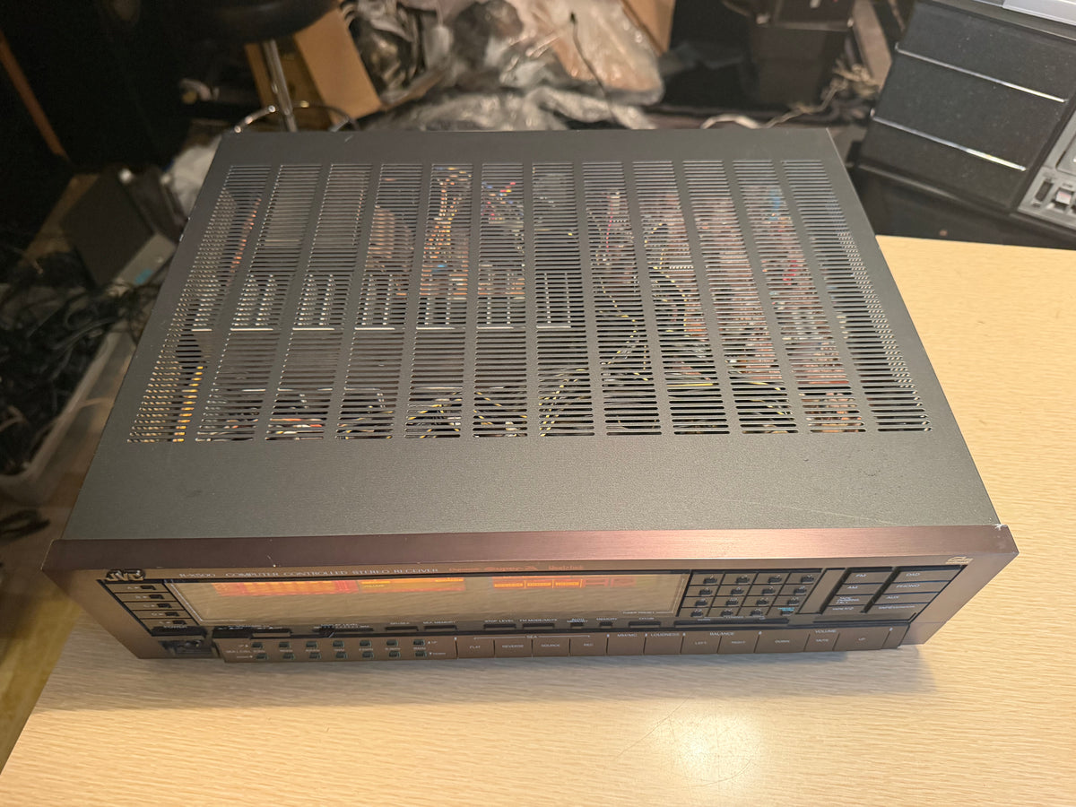 JVC R-X500B Computer Controlled Stereo Receiver w/ Remote & Equalizer Serviced