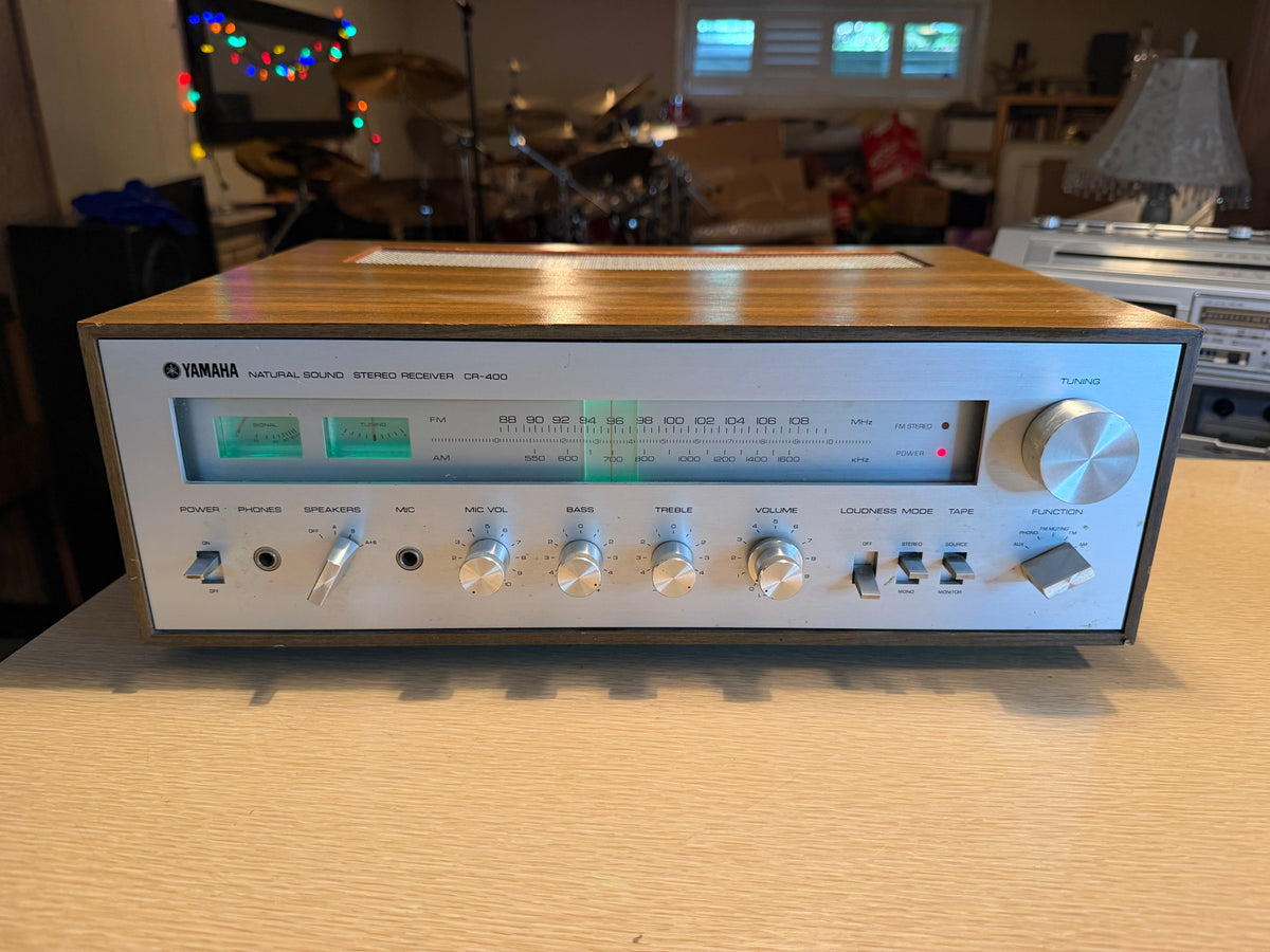 Vintage Yamaha CR-400 Natural Sound Receiver Excellent Fresh Service LED Upgrade