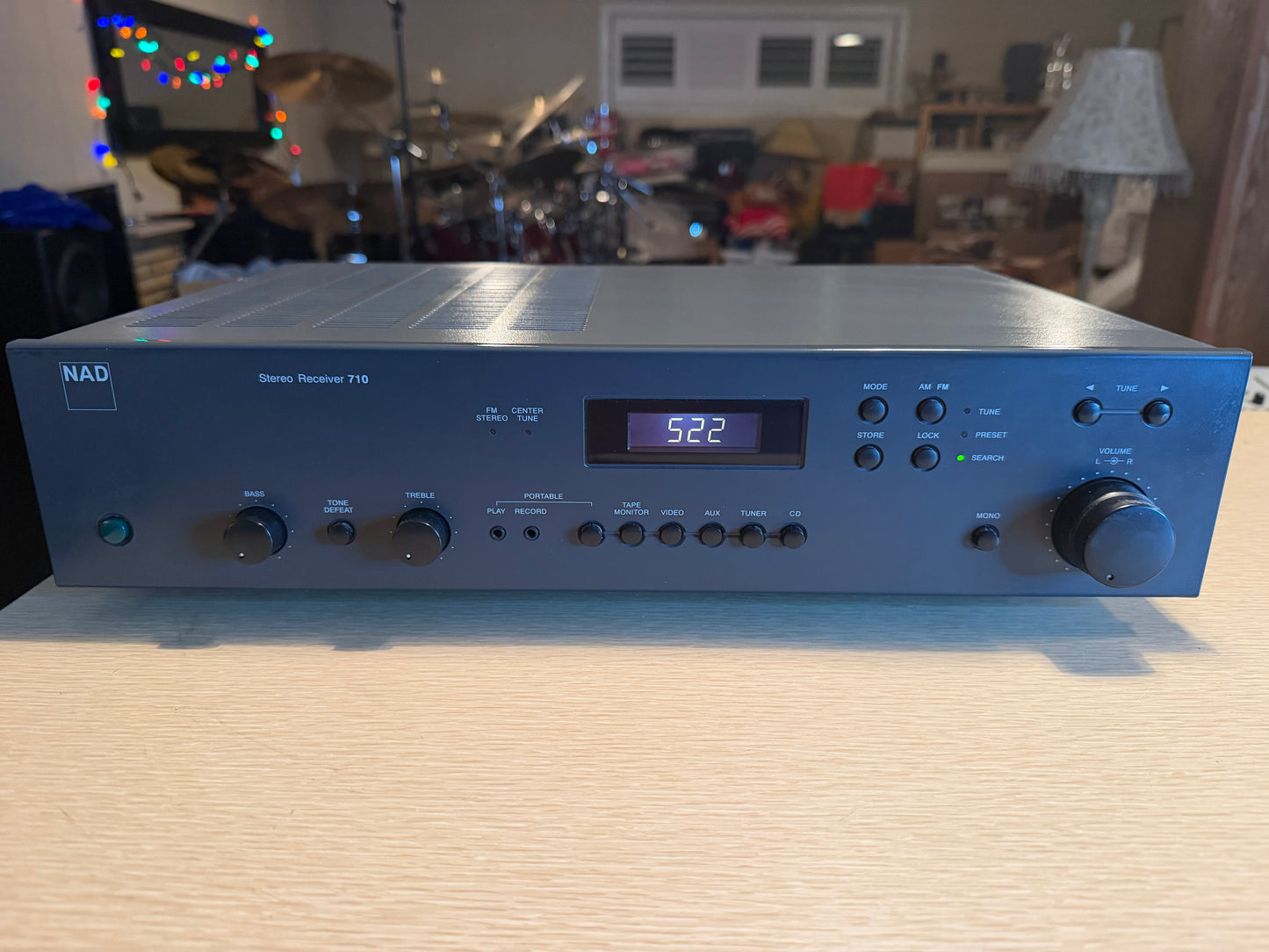 NAD 710  Stereo Hi-Fi Amplifier Tuner Fresh Service Bulbs Replaced Very Rare🔥🎶