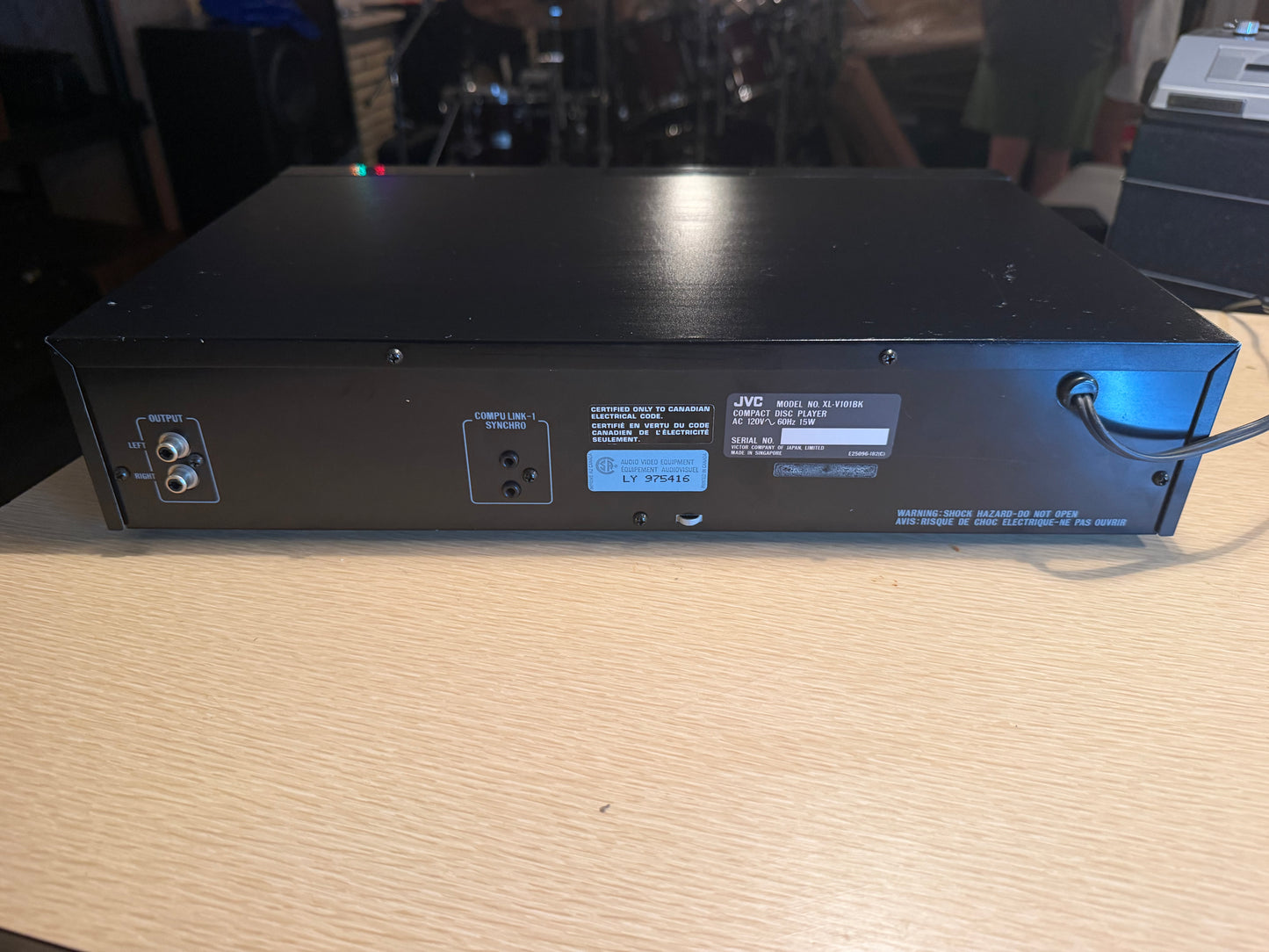 JVC XL-V101 Compact Disc CD Player Dual D/A Converter System Fresh Servicing🔥🎶
