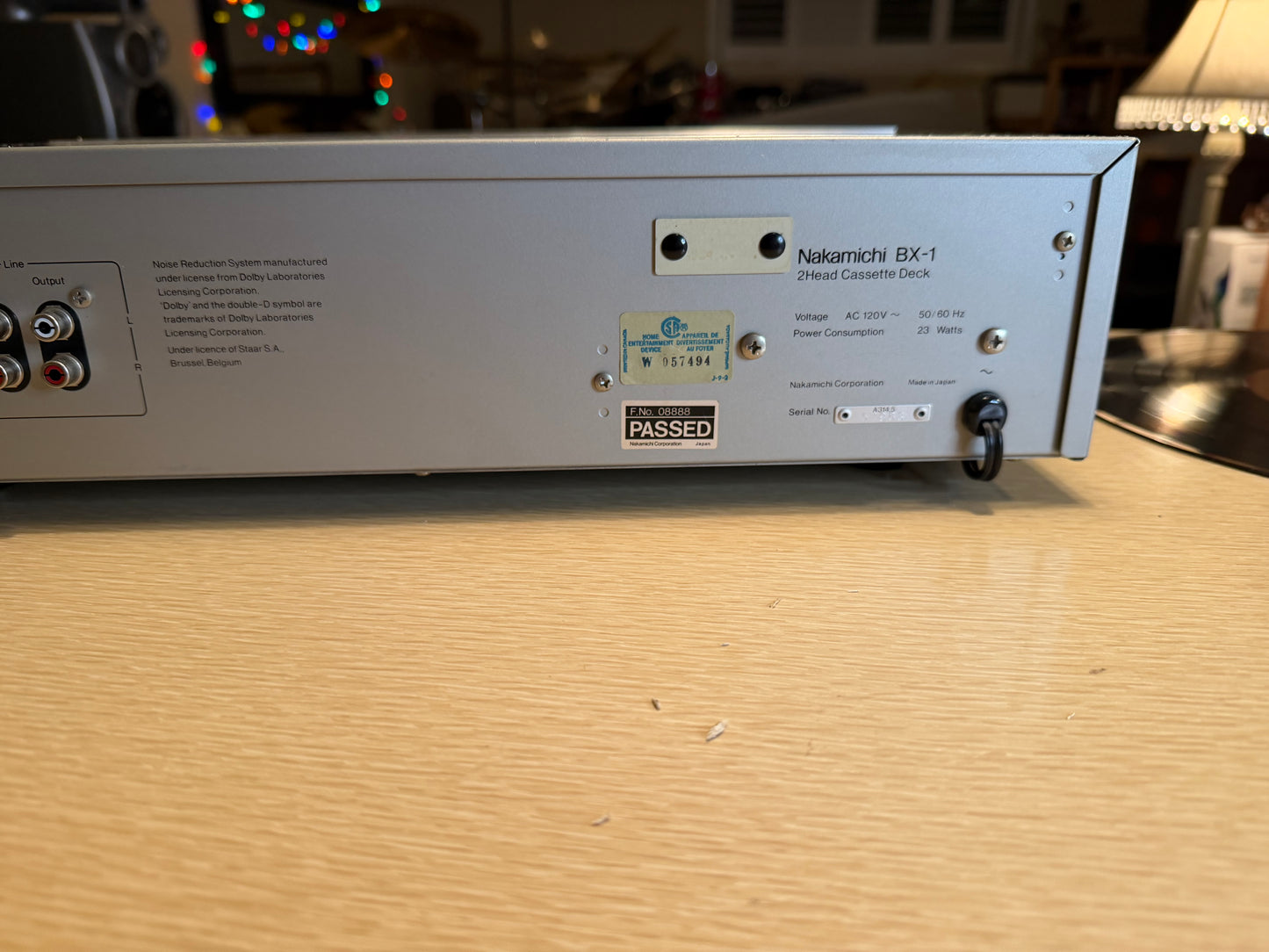 Nakamichi BX-1 Cassette Deck Rare Silver Variant Serviced Works & Sounds Great🎶