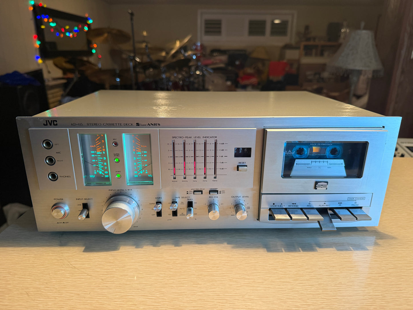 Very Cool JVC KD-65 Cassette Deck – Freshly Serviced, New Belt – Excellent Cond!