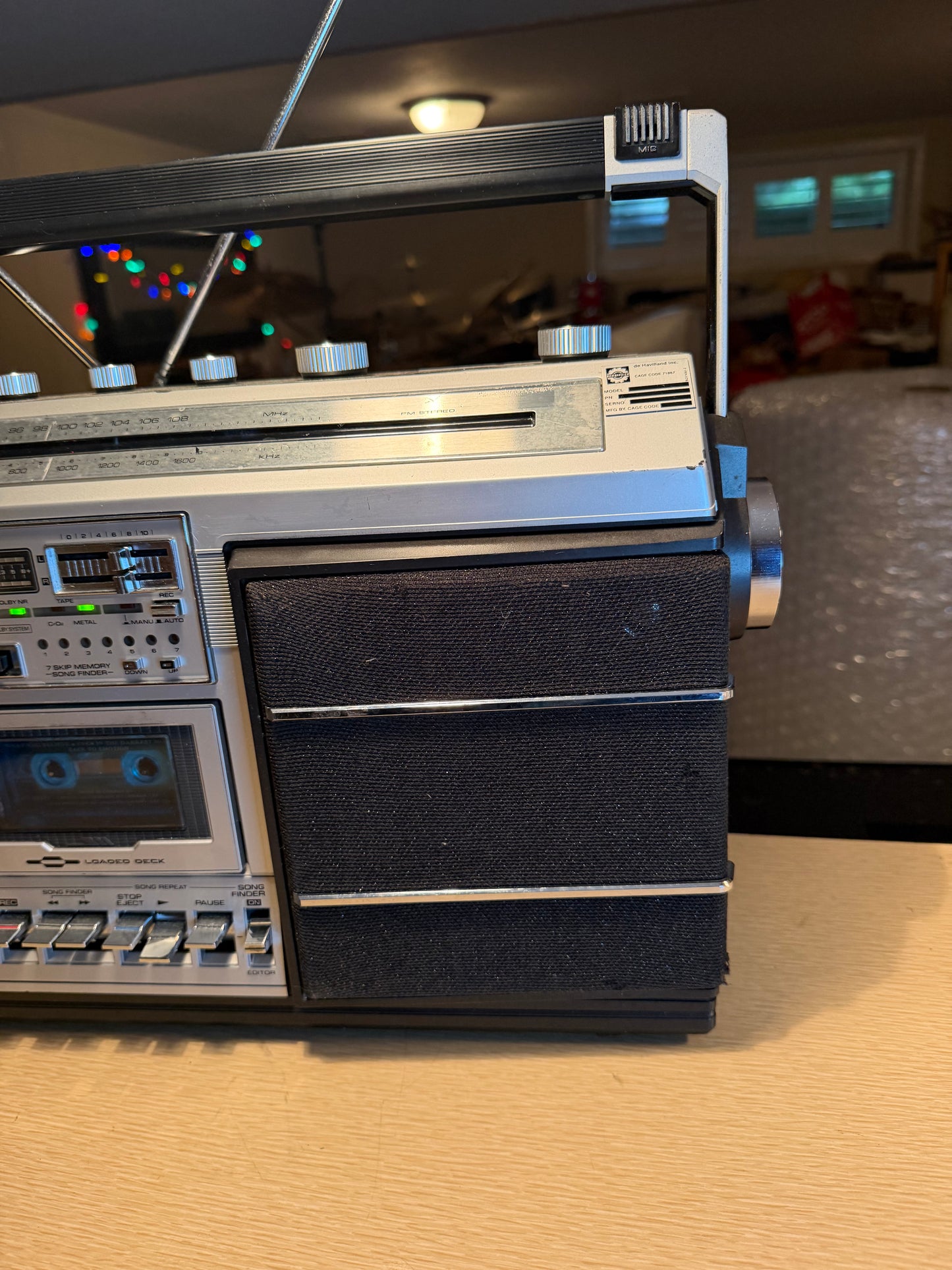 Pioneer SK-95 Runaway Vintage Boombox Cassette Radio AM FM Fresh Pro Servicing🔥