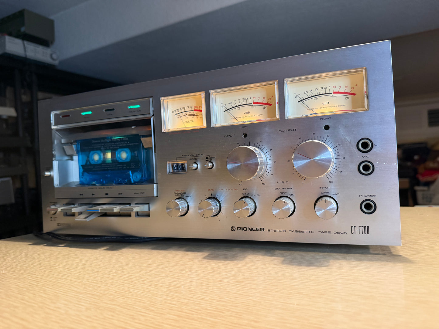 Vintage Pioneer CT-F700 Cassette Deck Near Mint Condition FRESH Pro Servicing🎶