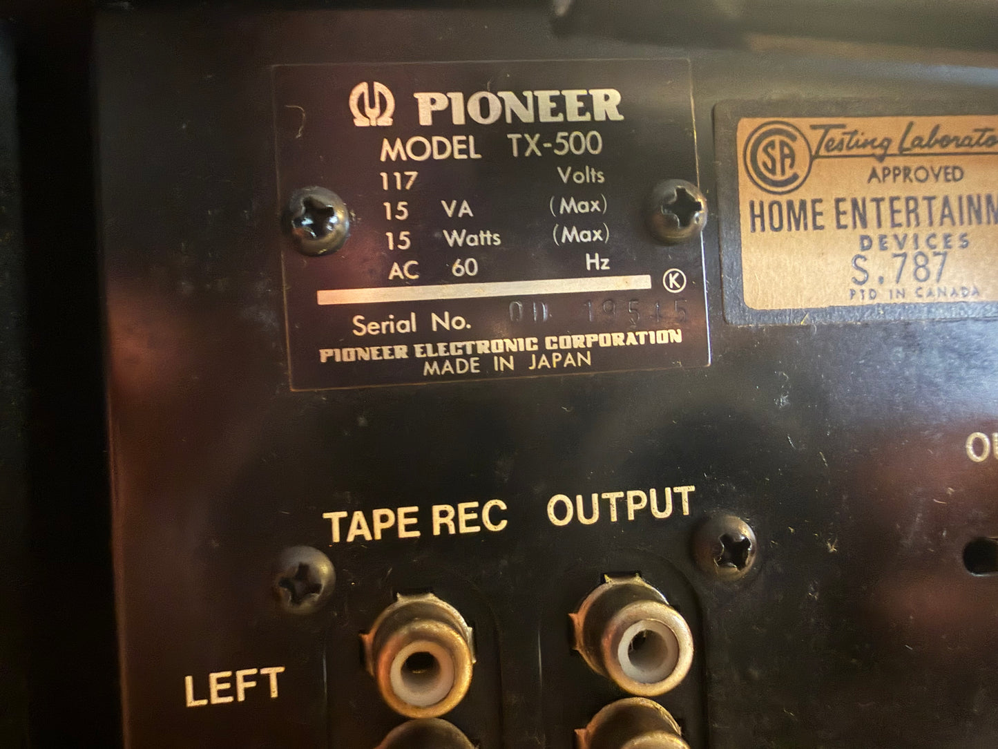 Pioneer SA-500 & TX-500 Amplifier & Tuner Silver Freshly Serviced Near Mint🎶