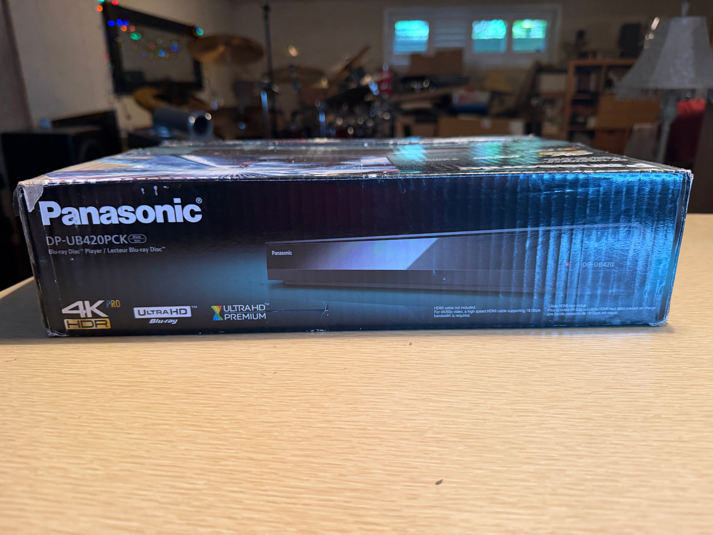 Panasonic DP-UB420 4K Ultra HD Blu-ray Player w/ Power Cord NEW OPEN BOX