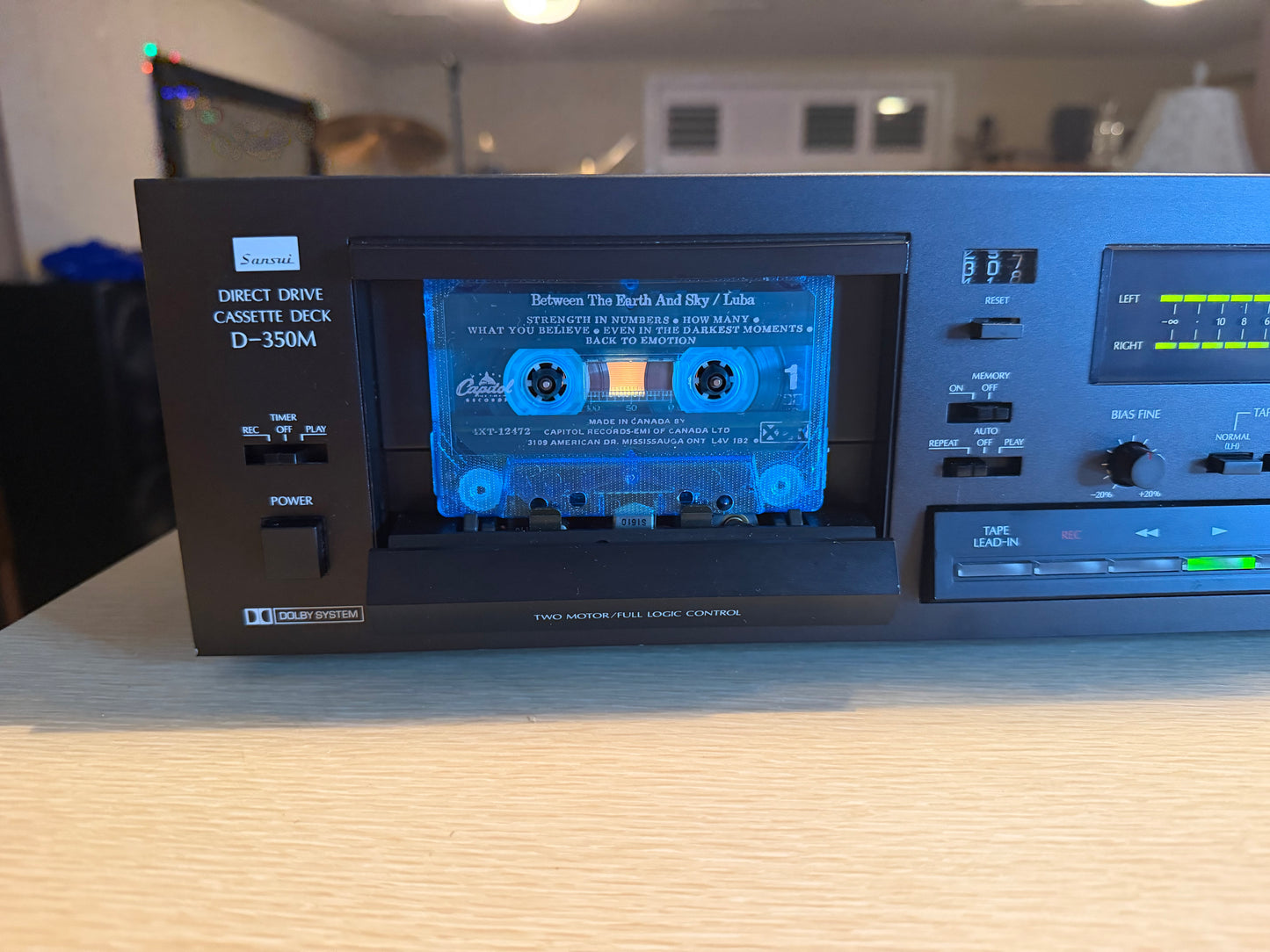 Vintage Sansui D-350M cassette deck Fresh Pro Servicing High Fidelity Sounds 👌