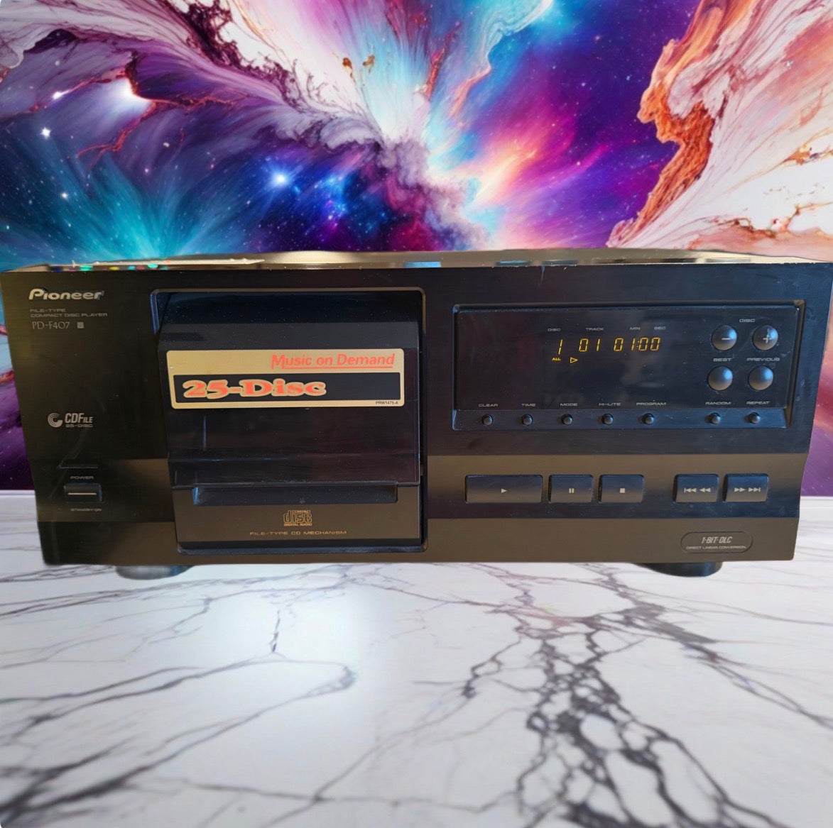 Pioneer PD-F407 25-Disc CD File Changer Player Serviced Tested works Smooth🔥🎶