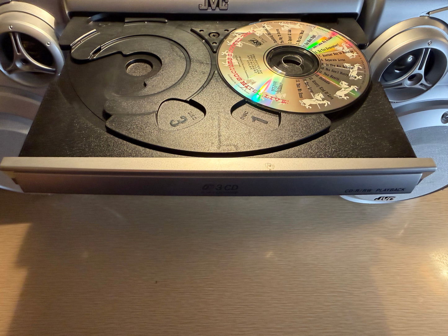 Rare JVC MX-K30 System 3-CD + Cassette Player Stereo All Functions Working Rare!