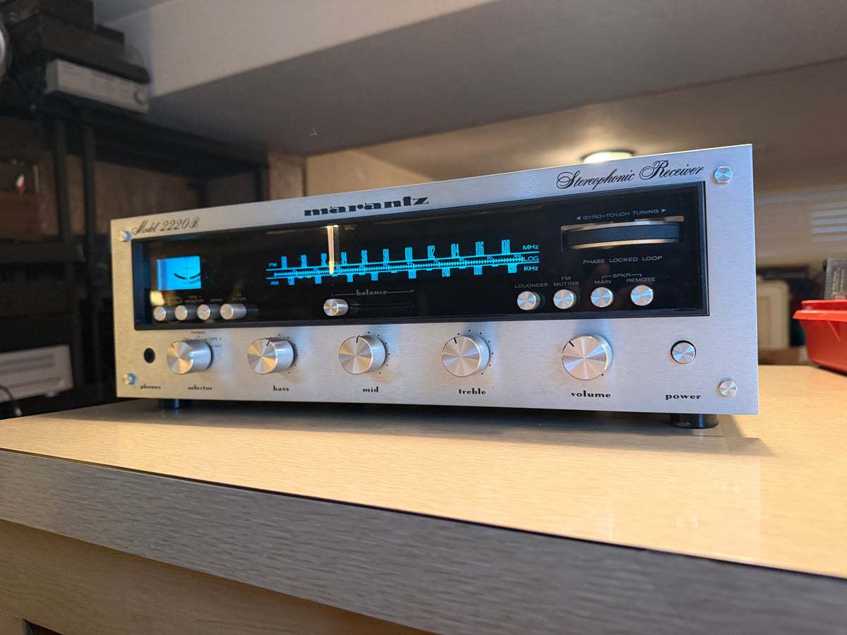 Marantz 2220B Stereophonic Receiver New Bulbs Fresh Servicing Near Mint CND🔥🎶