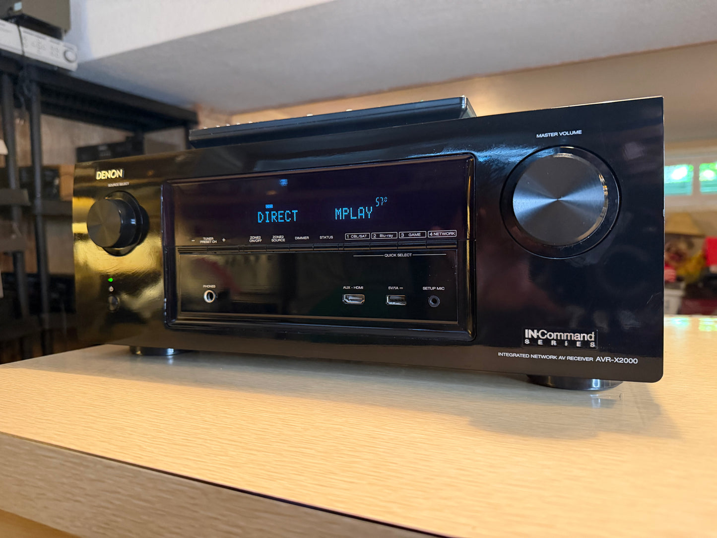 Denon AVR-X2000 7.1 Channel Integrated Network AV Receiver Serviced Rmt Bundle🔥