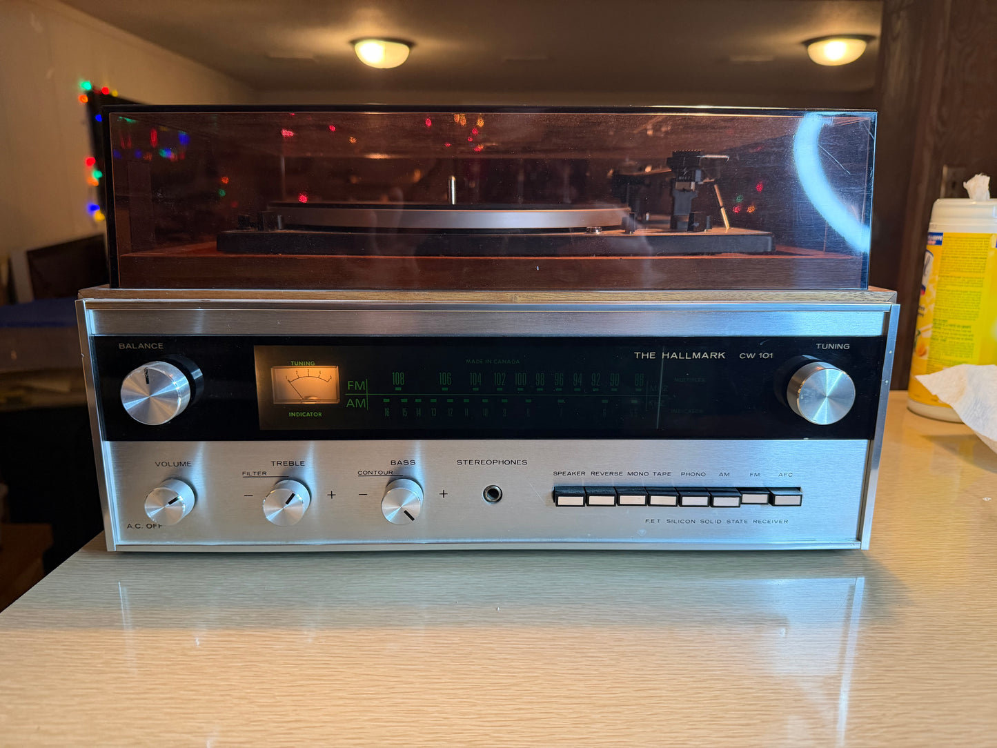 Vintage Hallmark (FISHER) Receiver Dual 1214 Combo Unit Tested Working X Rare