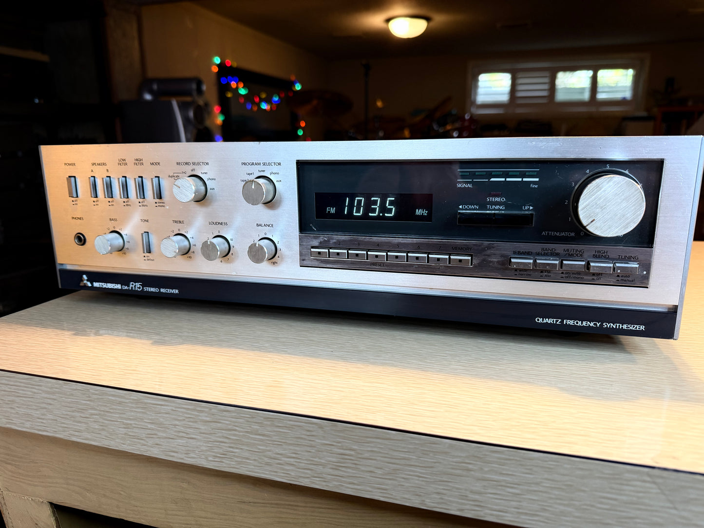 Audiophile Mitsubishi DA-R15 Stereo Receiver Beautiful Finish FRESH SERVICE 💎