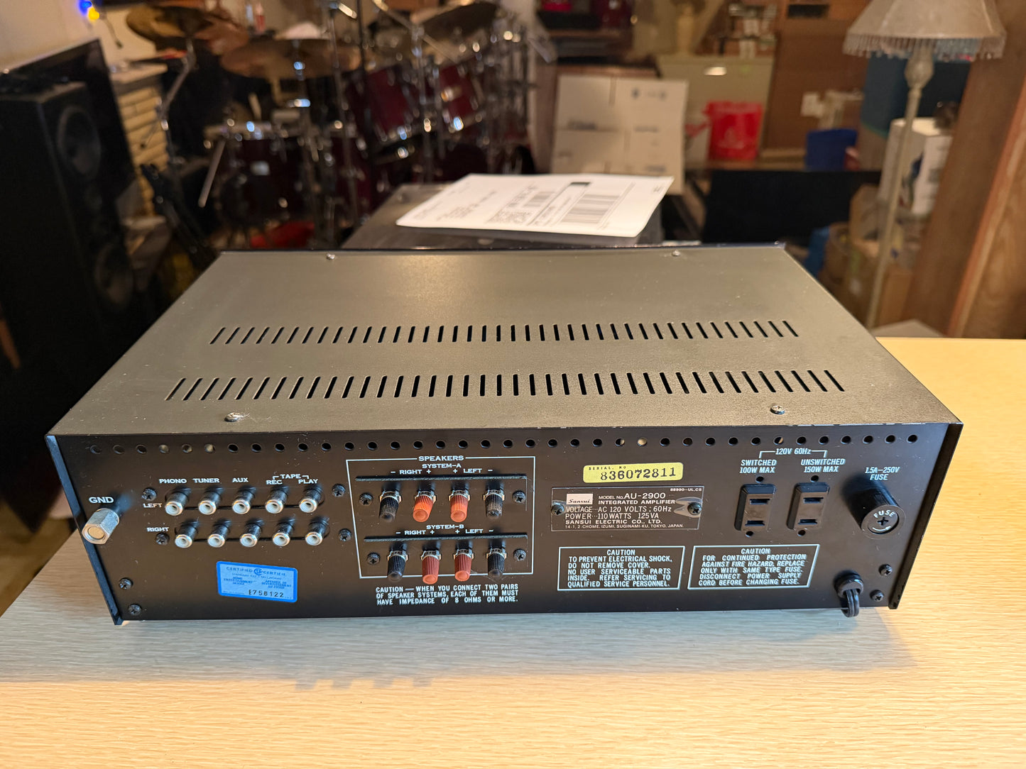 Sansui AU 2900 Intregrated Amp MM Phono Stage FULL FRESH SERVICING RARE CRISP🎶