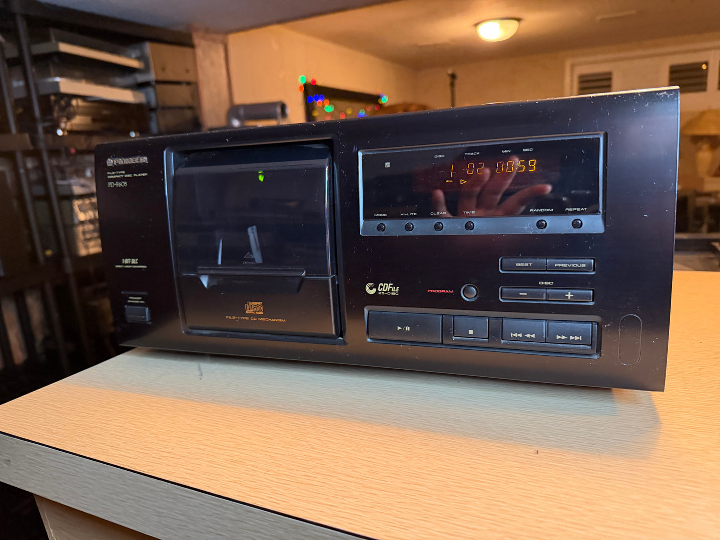 Pioneer PD-F605  File-Type 25-Disc CD Changer Player HIFI Cleaned And Serviced🎶