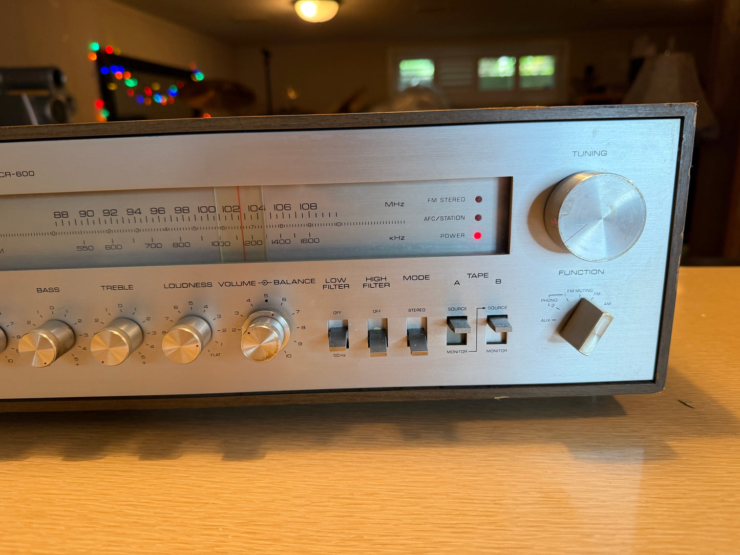 Vintage Yamaha CR-600 Natural Sound Stereo Receiver  Serviced & Cleaned Beauty🎶