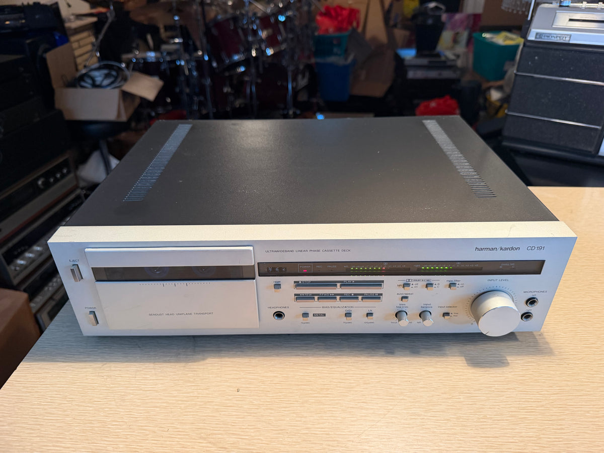 Harman Kardon CD191 High Fidelity Cassette Deck Serviced Sendust Head Dolby🎶🔥