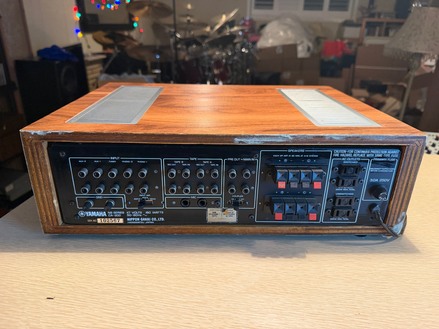 Yamaha CA-600 Vintage Integrated Stereo Amplifier REFINISHED Full Fresh Service!