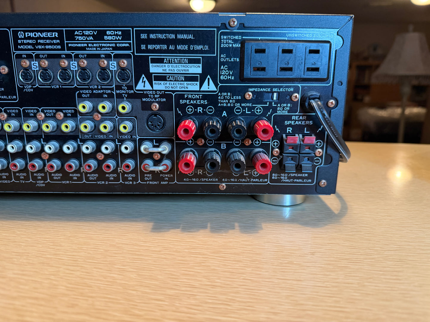 Pioneer VSX-9500s MONSTERStereo Receiver Dolby Surround SERVICED 125WPC WOW!🔥
