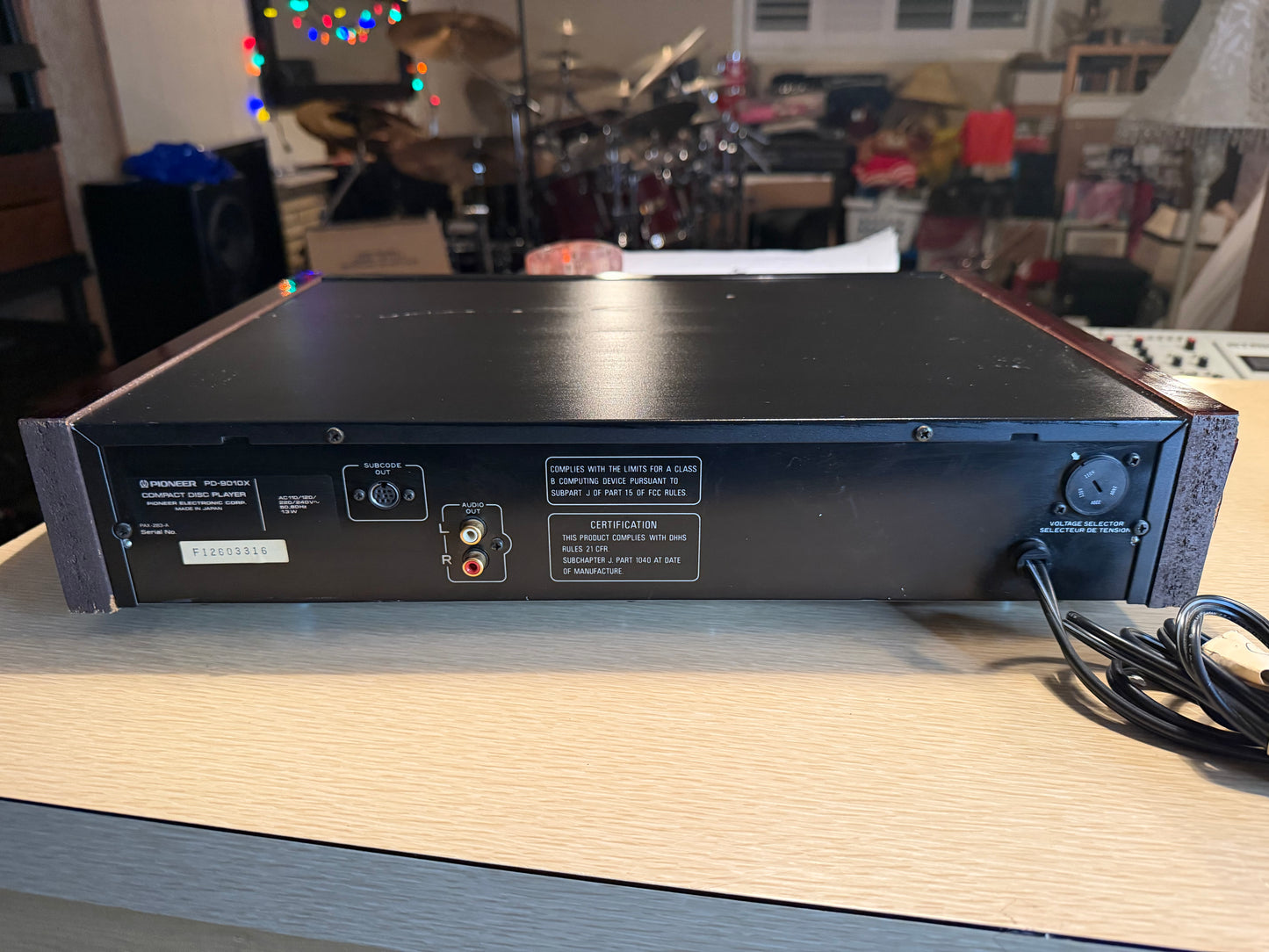 Pioneer PD-9010x CD Player - Wood Sides - Made in Japan Tested Working X Rare🎶