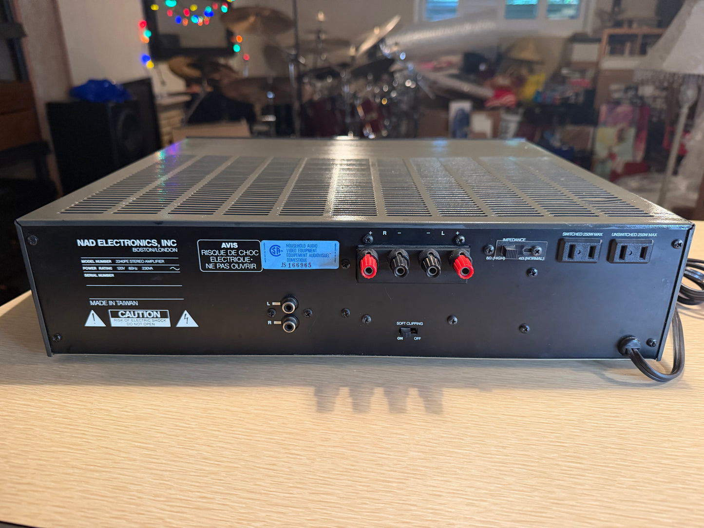 NAD Stereo Amplifier Power Envelope 2240PE Fresh Servicing Sounds Great Beauty🎶