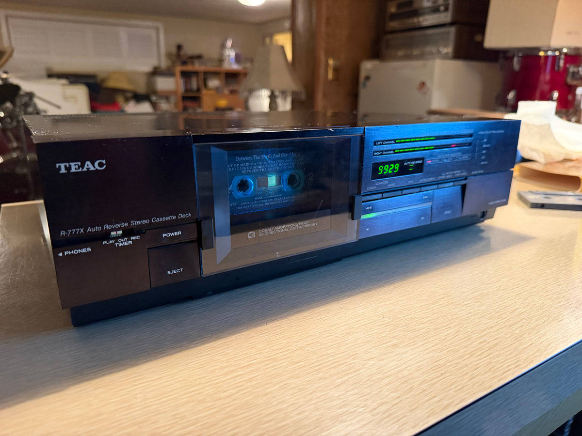 TEAC R-777X Cassette Deck 3 Head SUCK FACE! Auto Reverse, dbx, Dolby BC Serviced