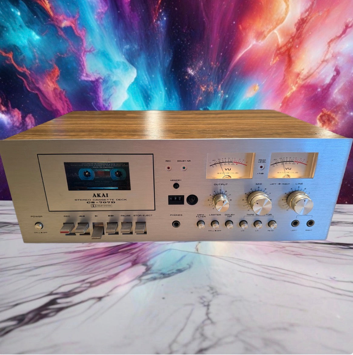 Akai CS-707D Stereo Cassette Deck Vintage HIFI Excellent CND Fresh Service🎶🔥