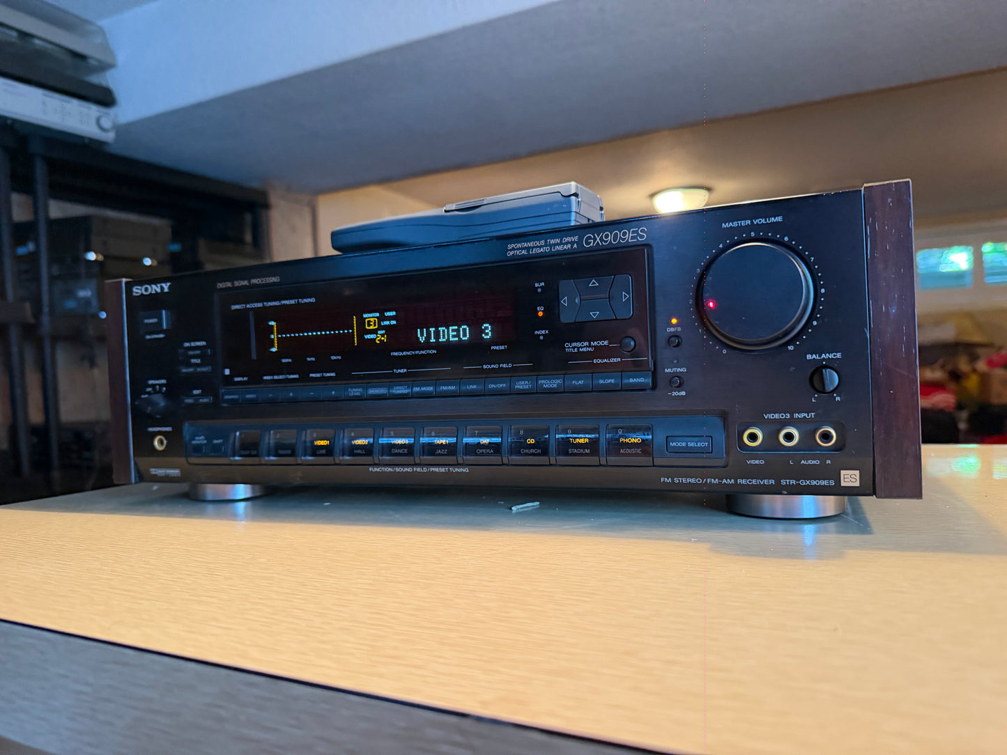 Sony STR-GX909ES Vintage FM Stereo Receiver Fresh Service Mint Remote Bundle🔥🎶