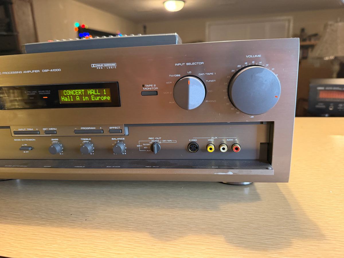 Yamaha DSP-A1000 7 Channel Power Amplifier With Remote Working Serviced Beauty