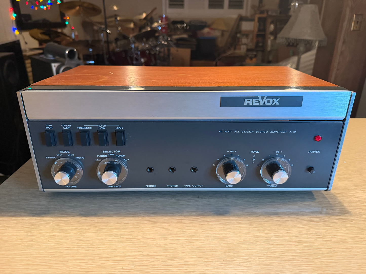 VTG Revox A78 Solid-State Integrated Stereo Amplifier Serviced Sounds Great Rare