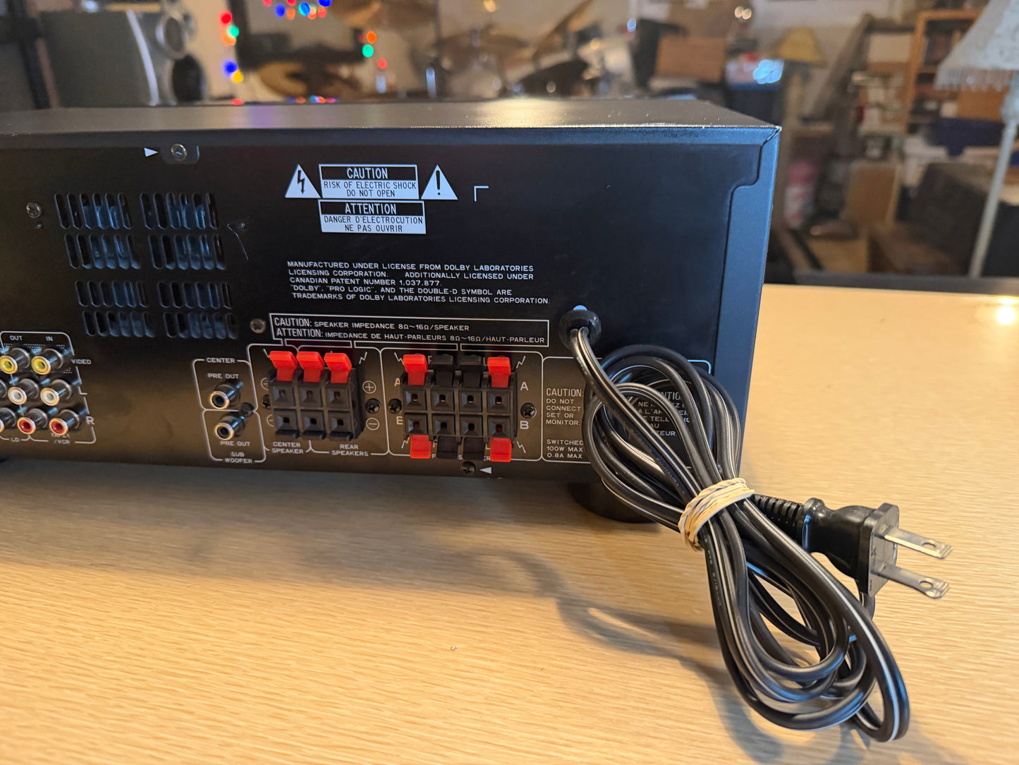 Pioneer VSX-604S Home Theater Receiver 340W 500VA Tested Works 150WPC Monster🔥