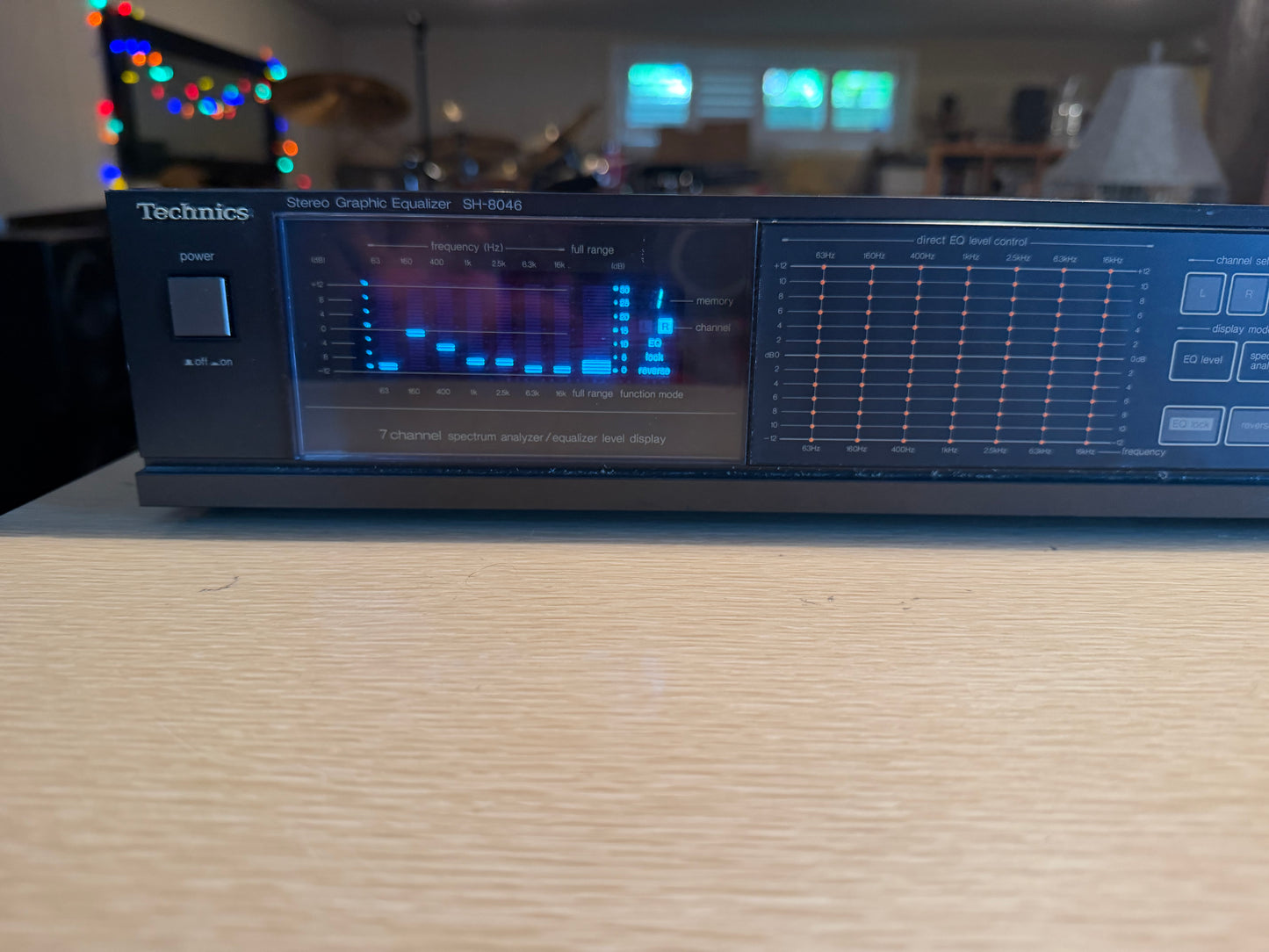 Technics SH-8046 Stereo Graphic Equalizer Touch Pad Computer Equalizer Tested✅