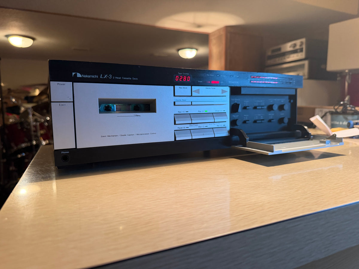 NAKAMICHI LX 3 Cassette Deck High End Fresh Pro Servicing Very Rare Beauty🔥🎶