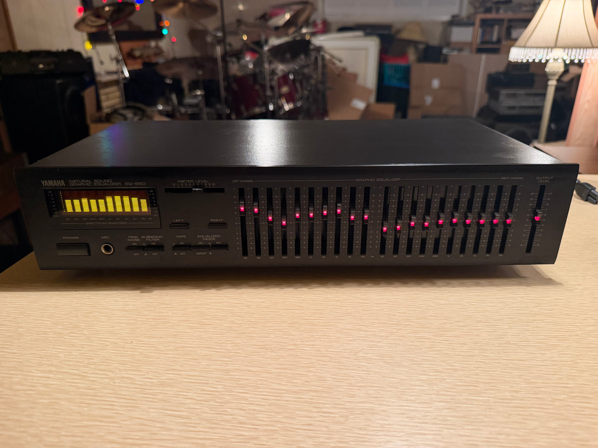 Vintage Yamaha EQ-550 Graphic Equalizer Natural Sound Japan - Fresh Service 🔥🎶