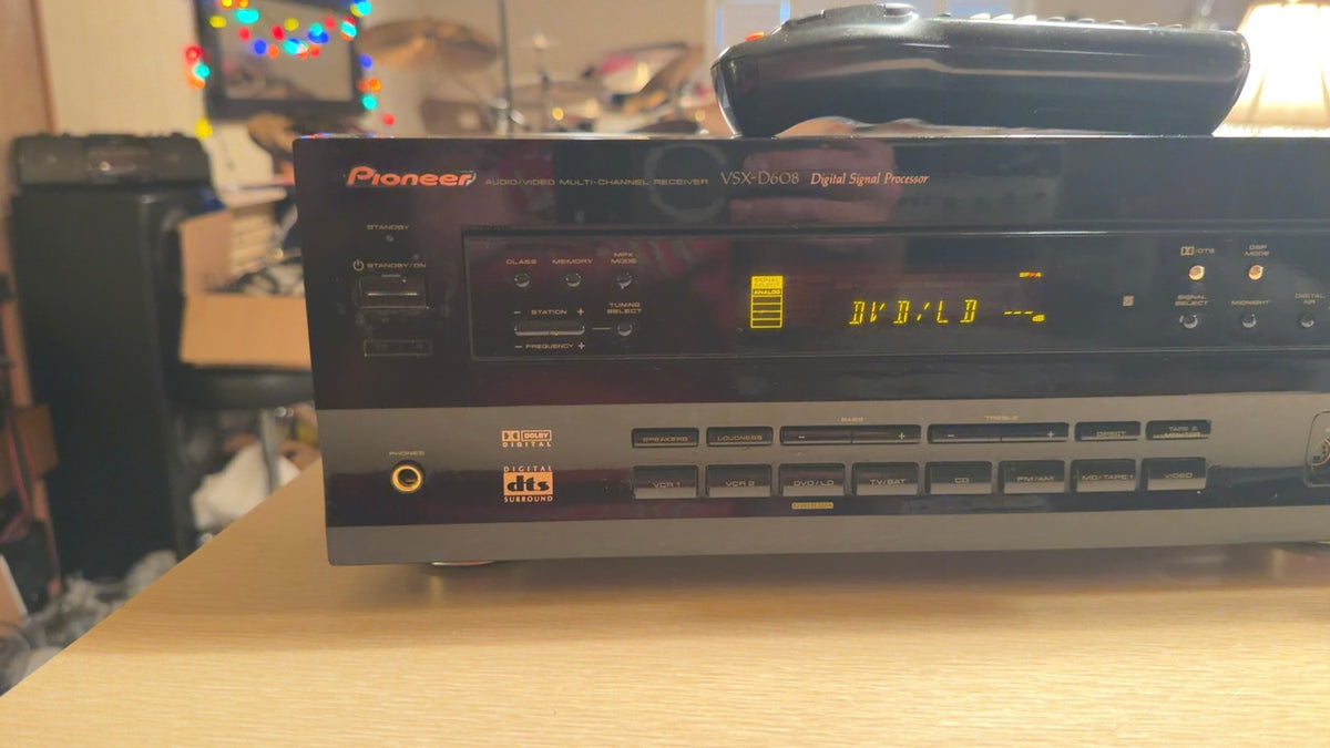 Vintage Pioneer VSX-D608 500 Watt Av Receiver – Home Theatre Stereo Serviced🔥🎶