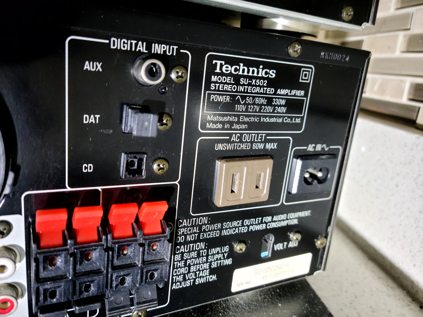 Technics Vintage Stack System SU-X502D Fully Working Rare Hifi Separates
