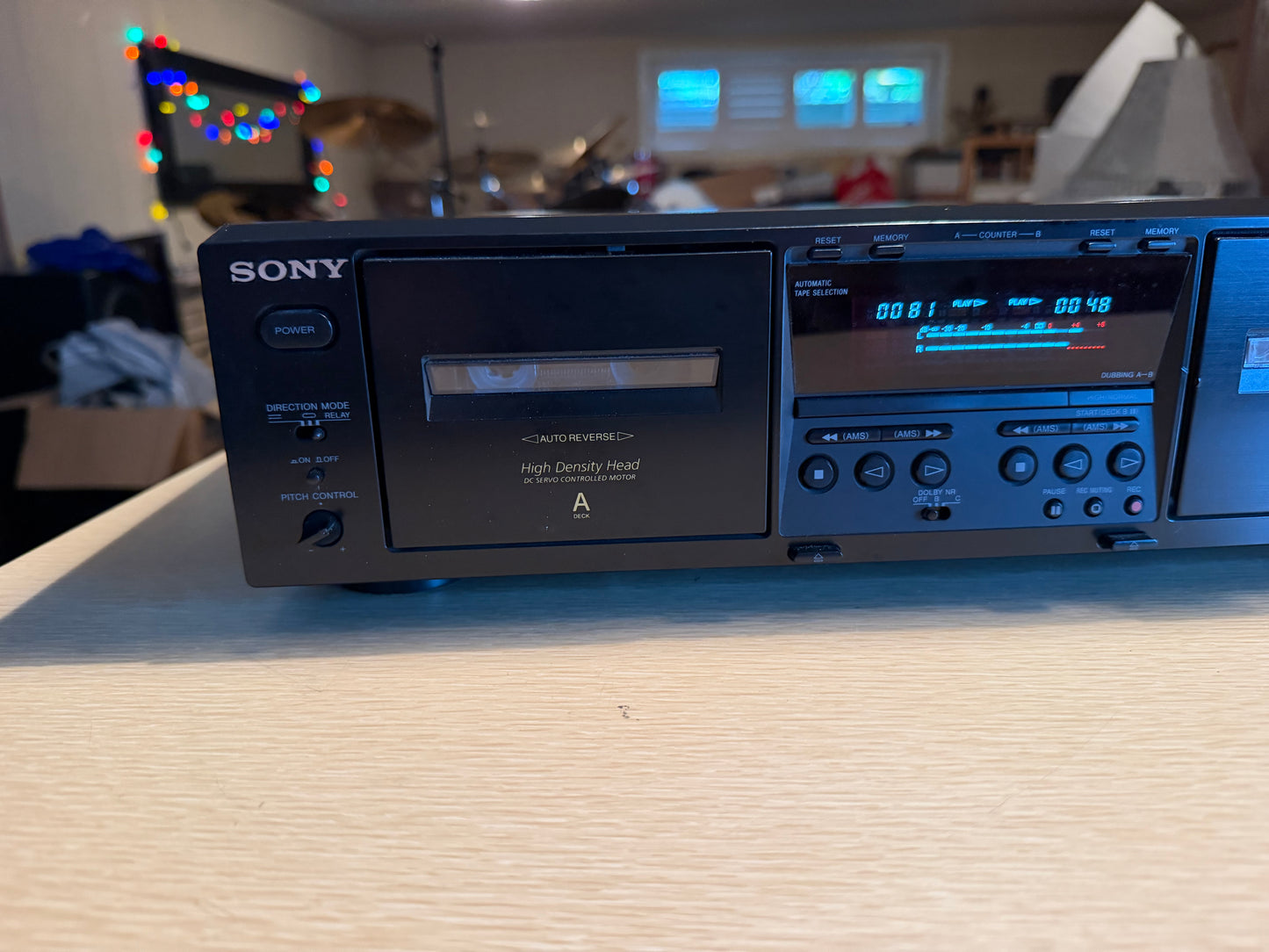 Sony TC WE475 Stereo Dual Cassette Deck - Serviced/New Belts Works Excellent🔥🎶